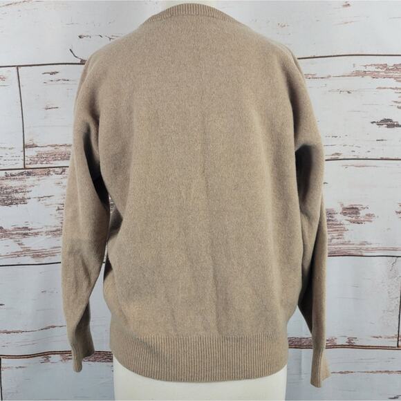 Blarney Woolen Mills Lambswool Sweater Tan Size Large - Picture 2 of 6